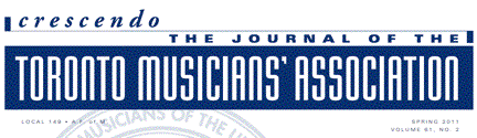 Toronto Musicians' Association Crescendo