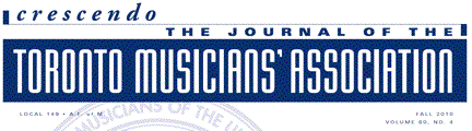 Toronto Musicians' Association Crescendo